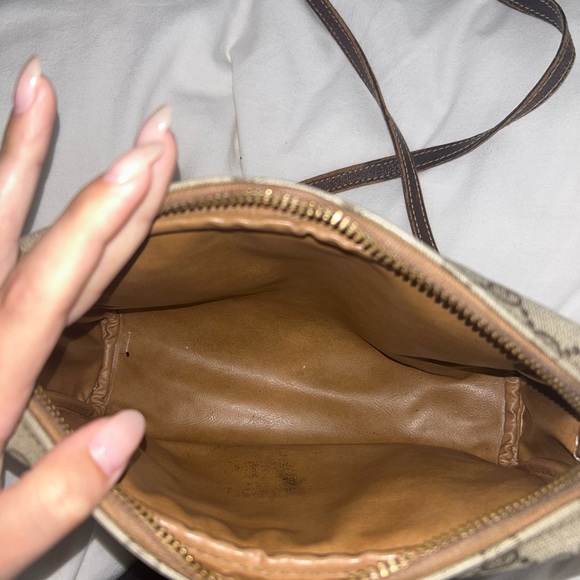 Vintage Gucci GG Monogram Supreme Sherry Web Ophidia Camera Crossbody Bag - Picture 7 of 8